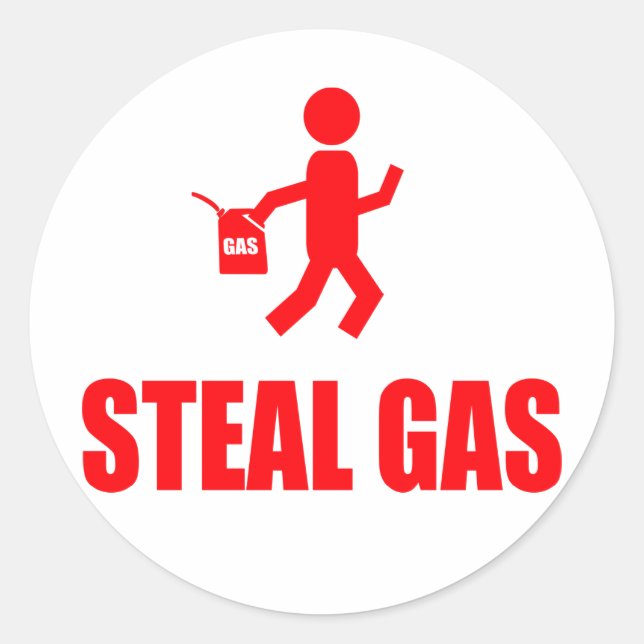 Sticker Rond Gaz de vol (Devant)