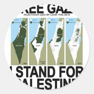 Sticker Rond GAZA PALESTINE.png GRATUIT SÉCURITÉ