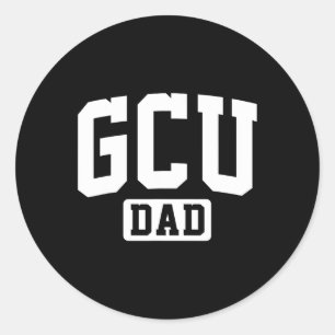 Sticker Rond GCU Université Papa Père Arch Famille Vintage pour