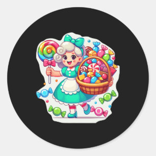 Sticker Rond Géant Candy Land Jeu Crew Candy Land Costumes Adu