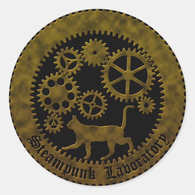 Sticker Rond gearcat2 (Devant)