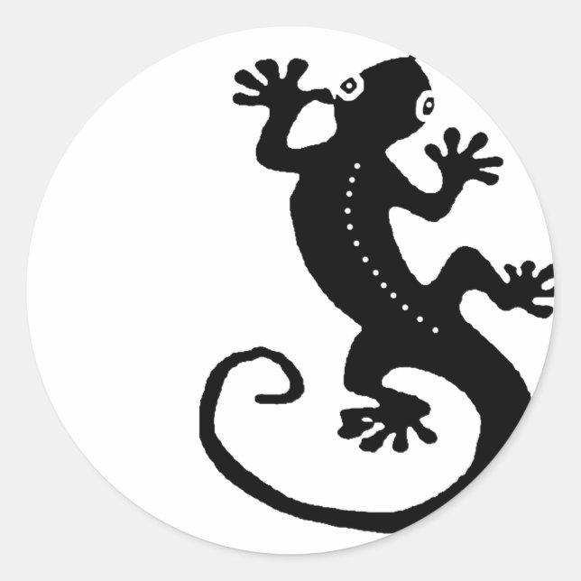 Sticker Rond Gecko 1 (Devant)