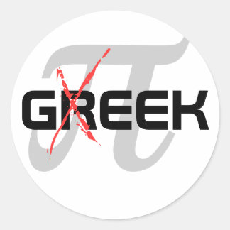 Sticker Rond Geek