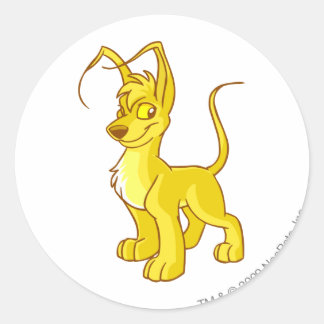 Sticker Rond Gelert Gold
