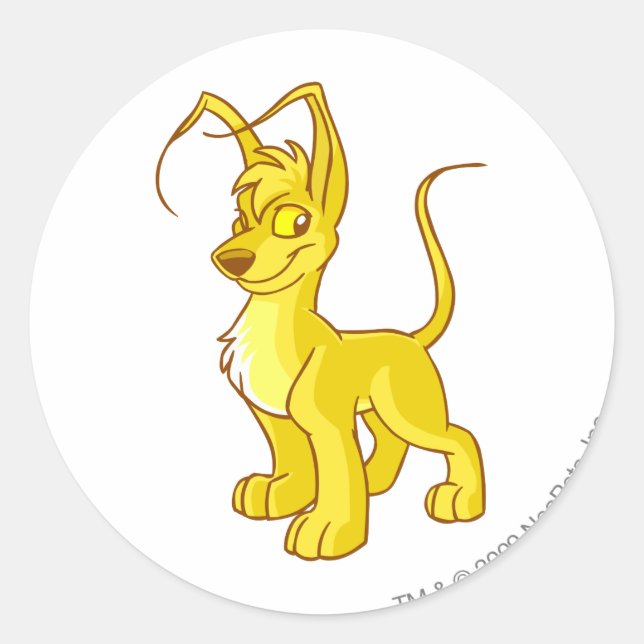 Sticker Rond Gelert Gold (Devant)