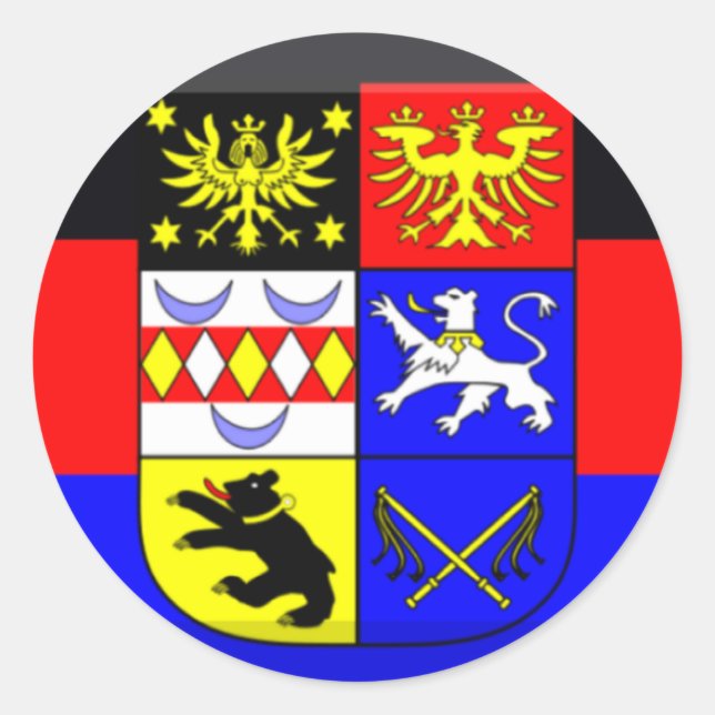 Sticker Rond Gem Drapeau Ostfriesland (Devant)