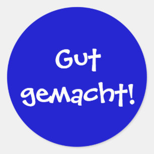 Sticker Rond Gemacht !