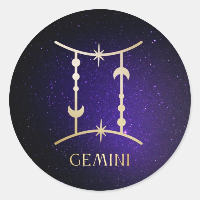 Sticker Rond Gemini (Devant)