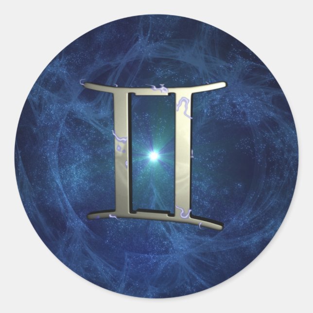 Sticker Rond Gemini (Devant)