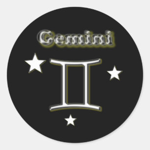 Sticker Rond Gemini