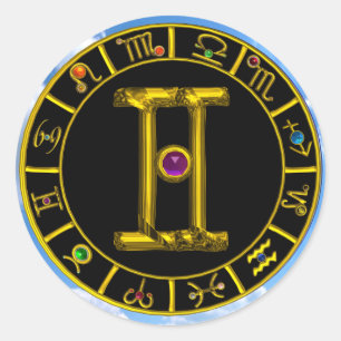 STICKER ROND GEMINI