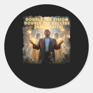 Sticker Rond Gemini Design 2025