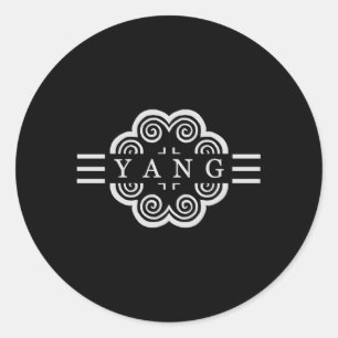 Sticker Rond Génération du clan Hmong Yang