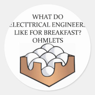 Sticker Rond Génie électrique