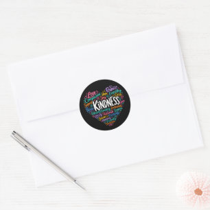 Sticker Rond Gentillesse compassion empathie et respect