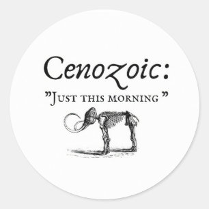 Sticker Rond Géologue