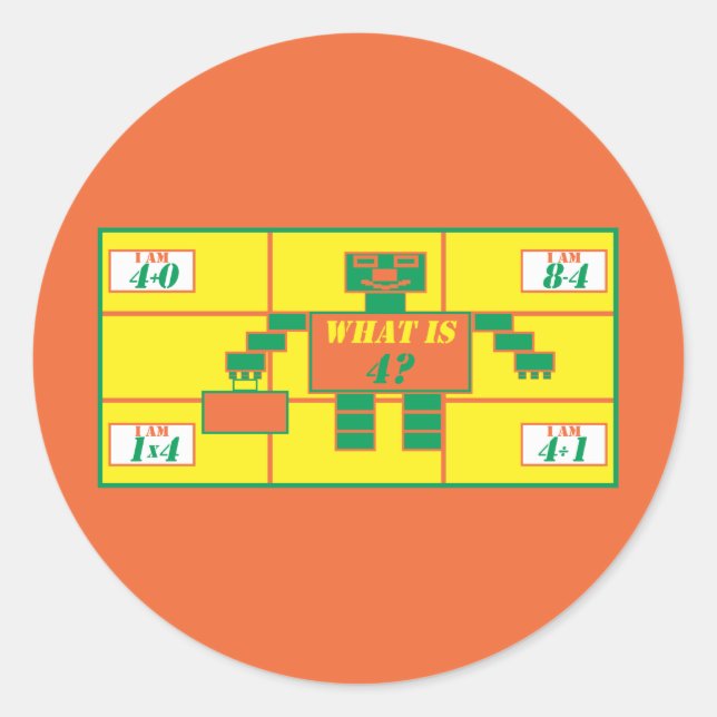 Sticker Rond Géométrie-Sticker-Rectangle-Age 4 (Devant)