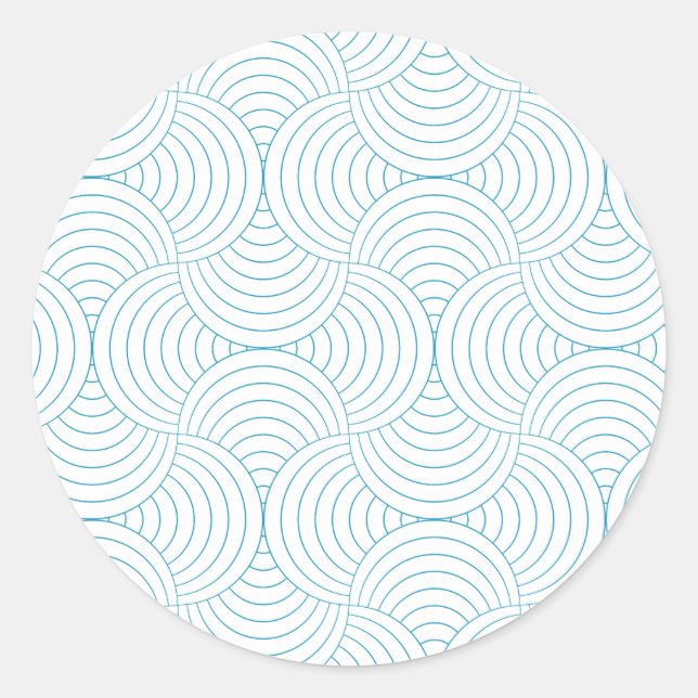 Sticker Rond géométrique #2 (Devant)