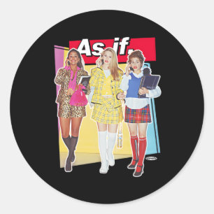 Sticker Rond Géométrique en cluster