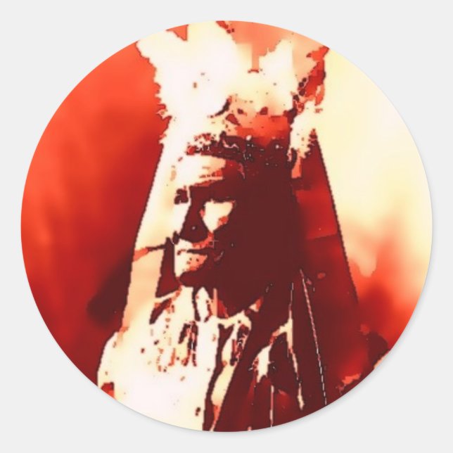 Sticker Rond Geronimo (Devant)