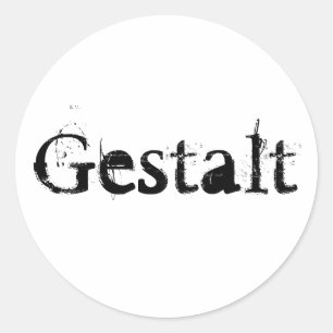 Sticker Rond Gestalt