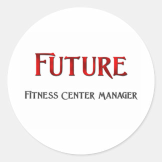 Sticker Rond Gestionnaire du centre de conditionnement physique