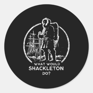 Sticker Rond Gestionnaires d'énergie de leadership Shackleton R