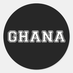Sticker Rond Ghana