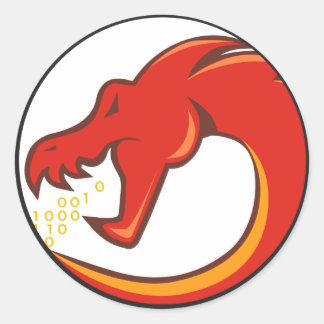 Sticker Rond Ghidra pour l'ingénierie inverse