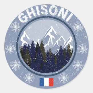 Sticker Rond Ghisoni Station de ski