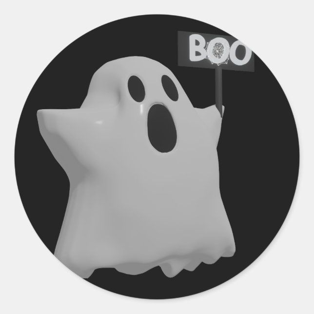 Sticker Rond Ghost (Devant)