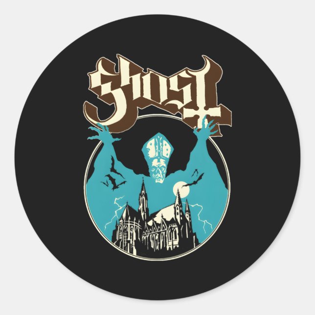 Sticker Rond Ghost€"Opus (Devant)
