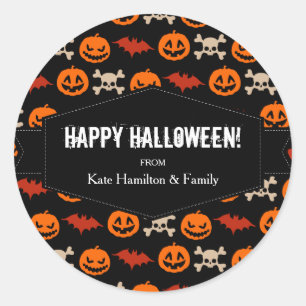 Sticker Rond Ghoulish Thèmes d'Halloween