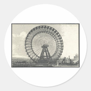 Sticker Rond Giant Ferris Wheel LONDON