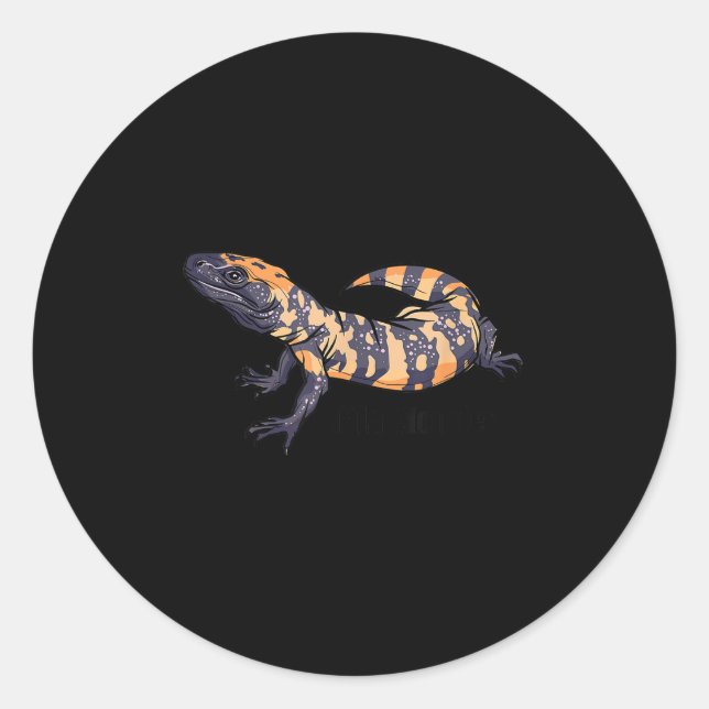 Sticker Rond Gila Monster (Devant)