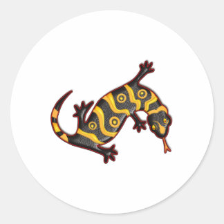 Sticker Rond Gila Monster
