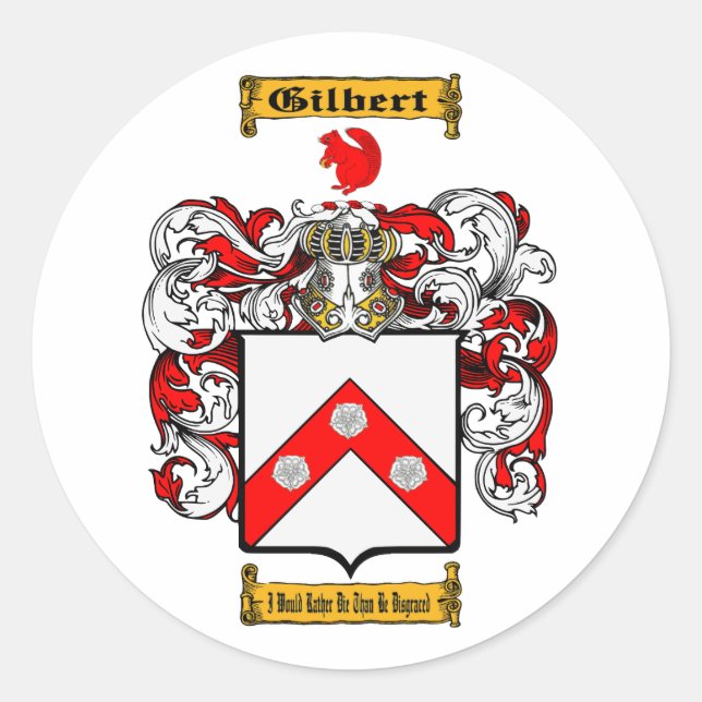 Sticker Rond Gilbert (Devant)