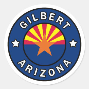 Sticker Rond Gilbert Arizona