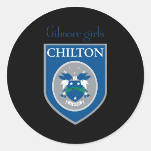 Sticker Rond Gilmore Chilton Crest