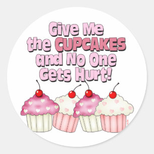 Sticker Rond Gimme les petits gâteaux