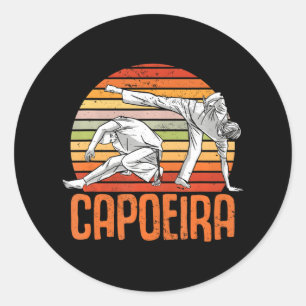 Sticker Rond Ginga Capoeira Brésil MIXED MARTIAL ART de danse d
