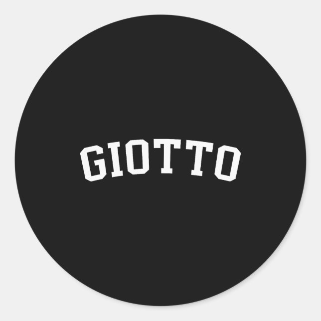 Sticker Rond Giotto  (Devant)