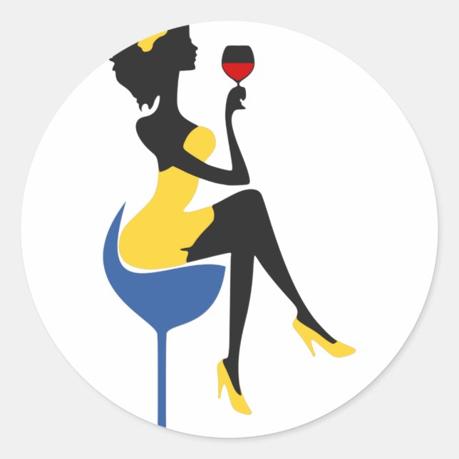 Sticker Rond Girls Night Out (Devant)