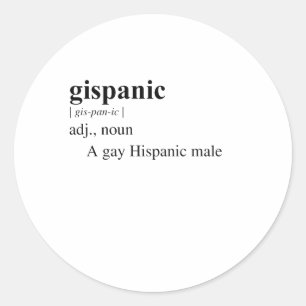 STICKER ROND GISPANIQUE