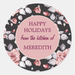 Sticker Rond Gîtes de Noël Cuisine de la