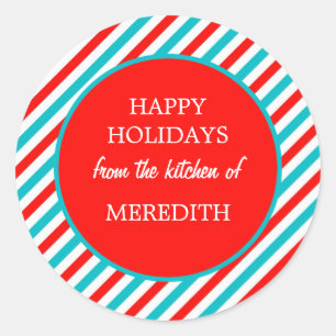 Sticker Rond Gîtes de Noël Cuisine de la