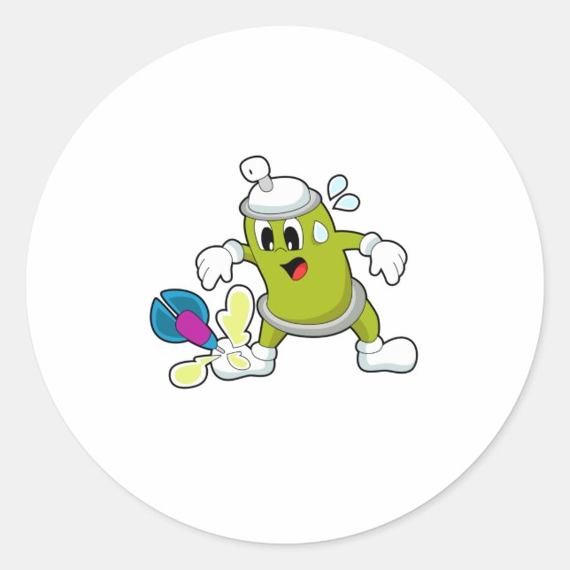 Sticker Rond Glacer Darts Dart (Devant)