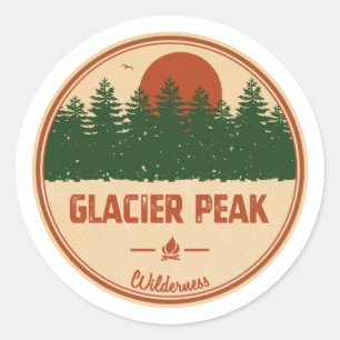 Sticker Rond Glacier Peak Wilderness