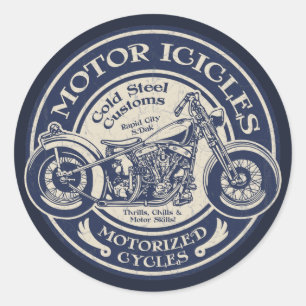 Sticker Rond Glaçons de moteur