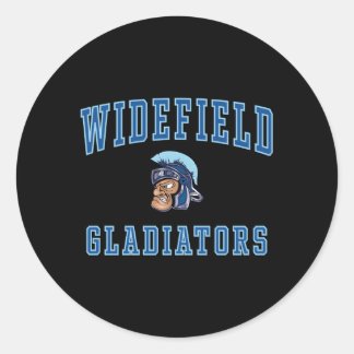 Sticker Rond Gladiateurs du lycée de Widefield C1